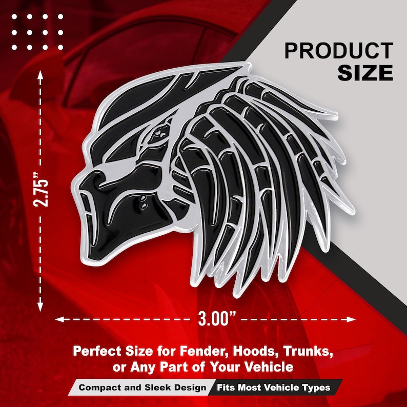 Predator Car Emblem: 3D Auto Decal Badge - Universal Fit, Set of 2 - Etsy