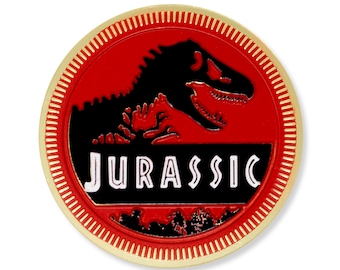 Jurassic Emblem Tri-Color, 3D Car Badge, Custom Off-Road Decal, Trunk & Fender Sticker (SUV, Truck, 4x4, Adventure)