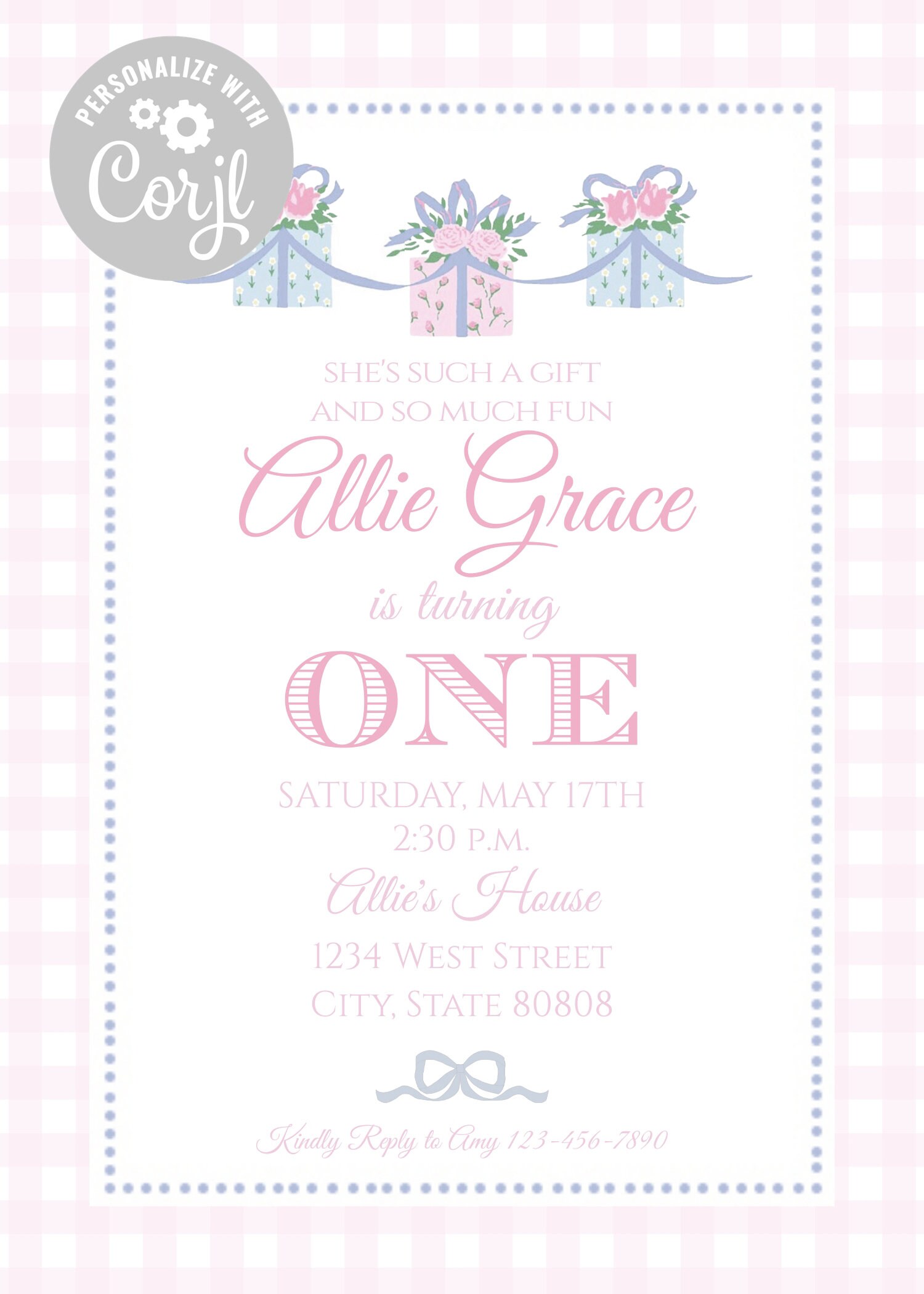 Gift Birthday Invitations Everyday is a Gift Inspired Etsy