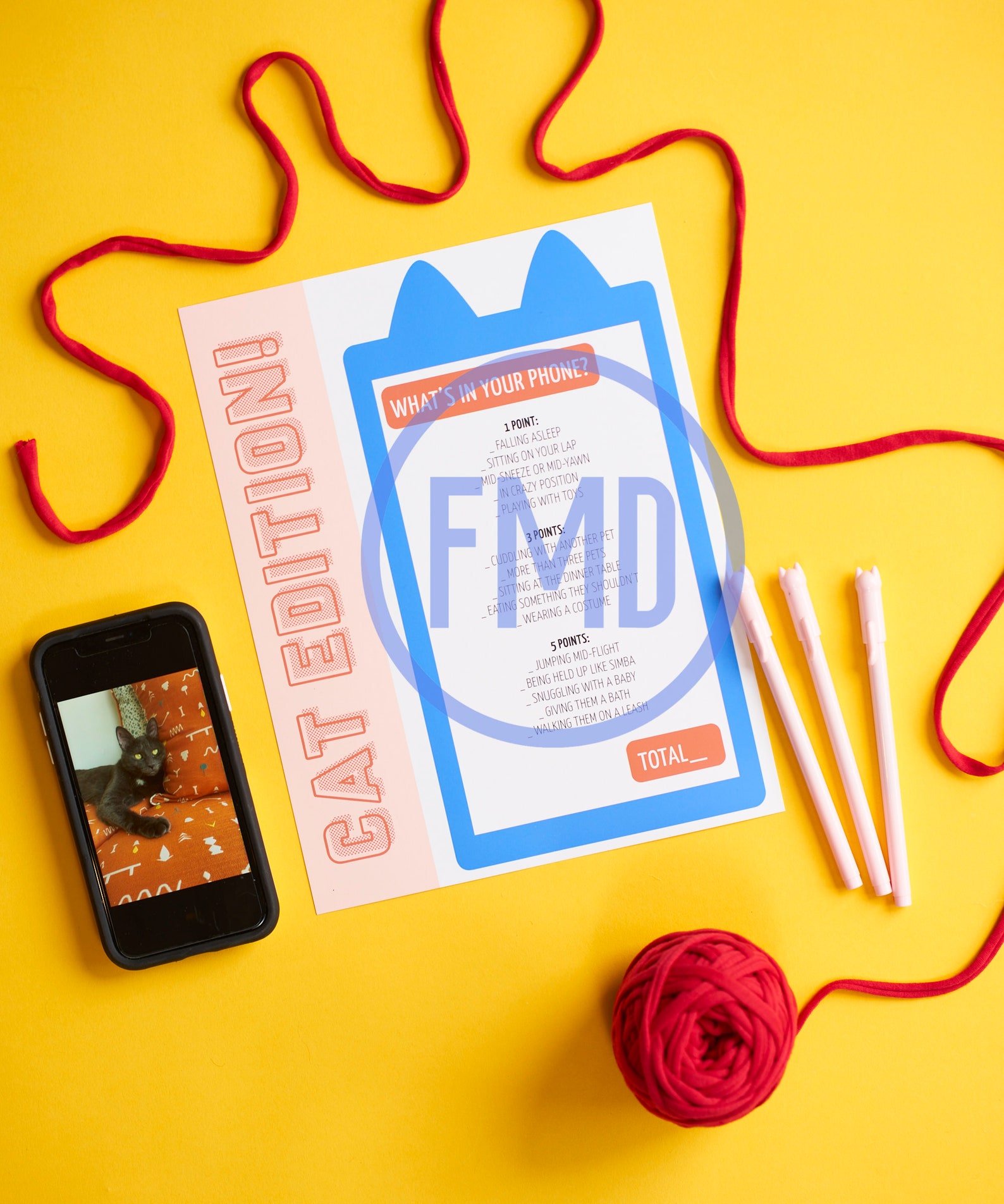 Printable Cat Games Party for Cat Mom Birthday Gift for Cat Etsy