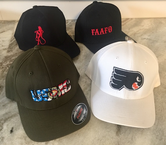 custom embroidered flexfit hats