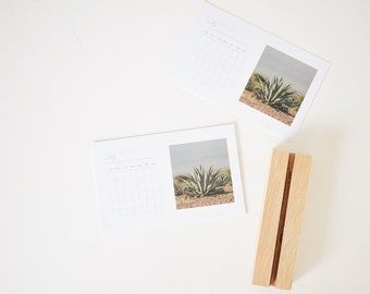 DISCOUNTED Mini desk calendar, Wood calendar, Wooden stand, Mini calendar, Small calendar, Office, Home decor, Simple calendar, Decor