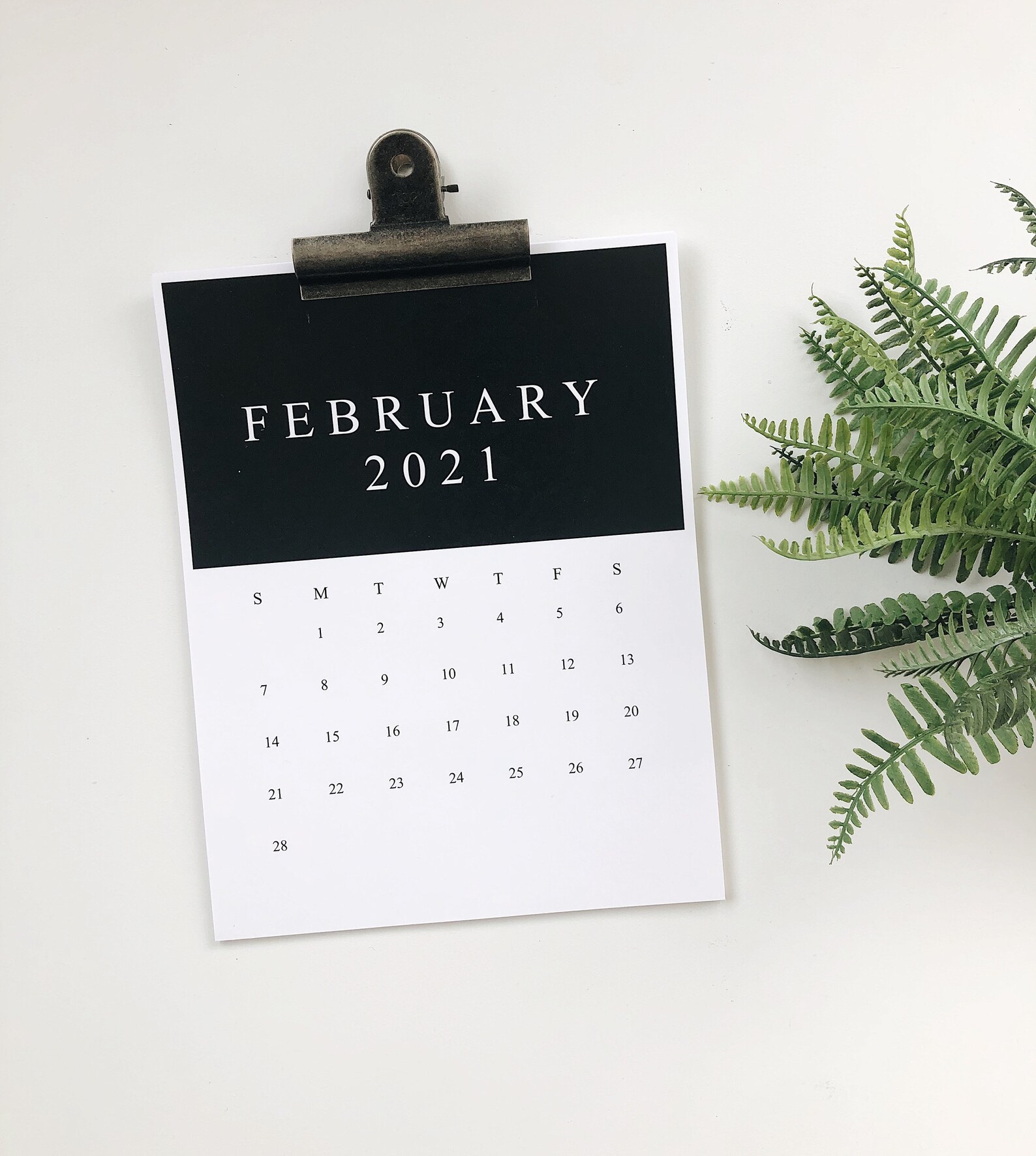 2021 Calendar Calendar Minimalist Calendar Planner Modern Etsy