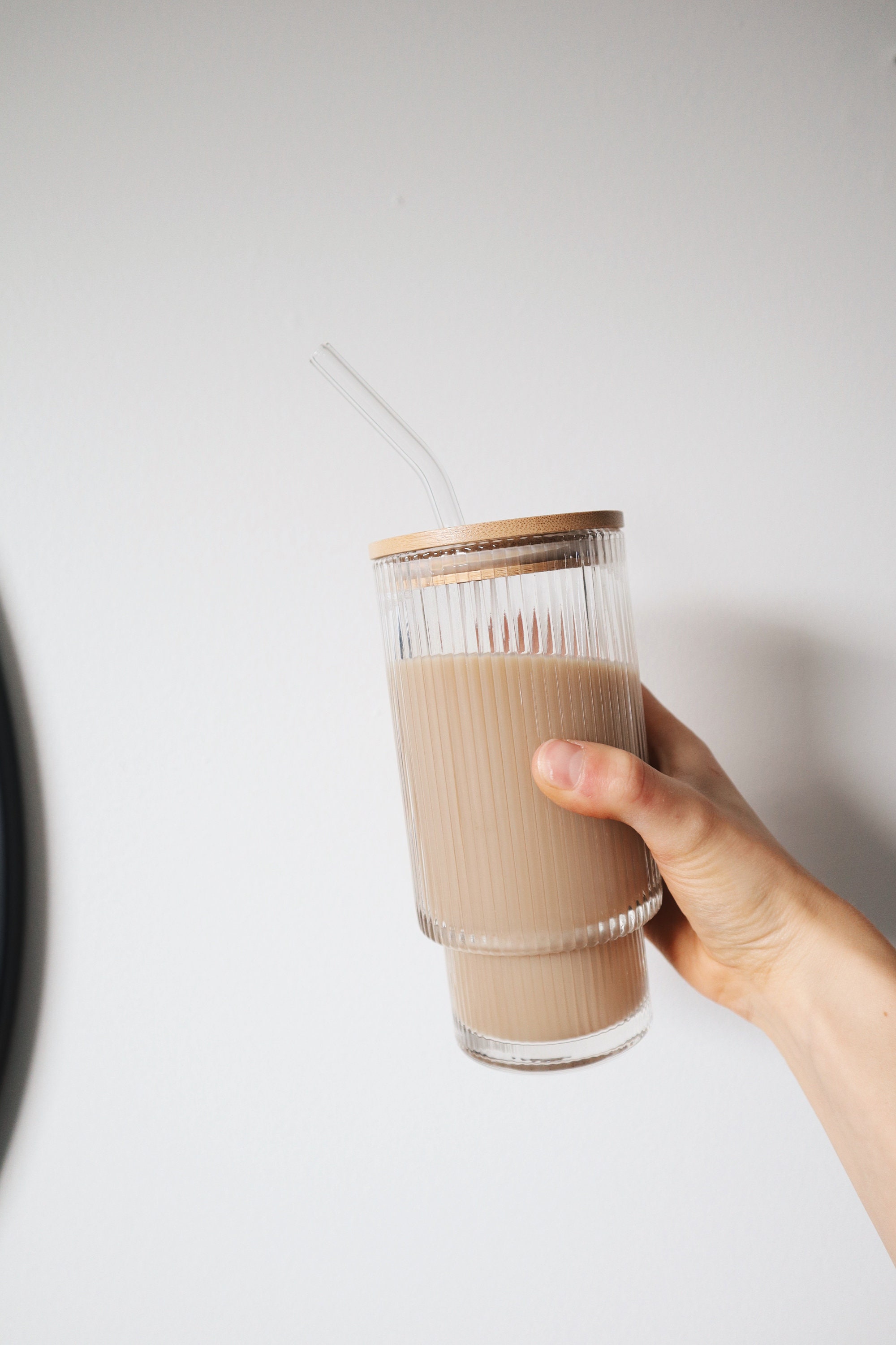 Tasse Avec Couvercle Et Paille - Verres Réutilisables Pour Café Glacé, Jus, Soda, Boissons Vert