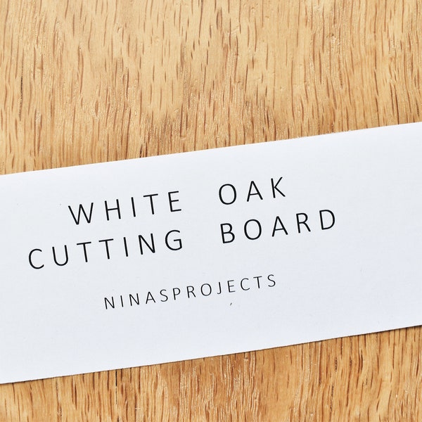 White oak cutting board, Wood cutting board, Solid wood, Kitchen, Food tray, Gift, Farmhouse, Simple cutting board, Modern, Wooden decor