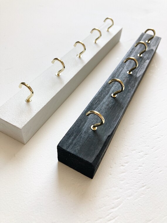 Jewelry Display Small hooks Key hanger Key hooks Entryway Etsy