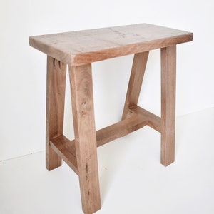 Stool, Black walnut stool, Plant stand, Handmade, Modern furniture, Natural wood stool, Furniture, Wood furniture, Home decor