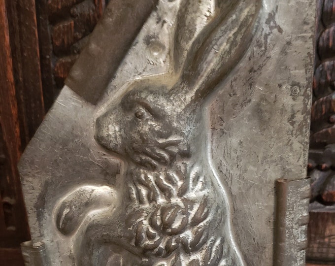Antique Chocolate Rabbit Mold,primitive,german Chocolate Mold,patina - Etsy