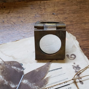 Brass Magnifer,Map Reader,Primitive,Desk Decor