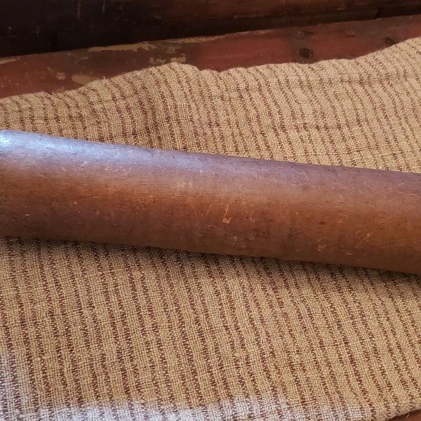 19th Century Rolling Pin,Tiger Maple Rolling Pin,Primitive,Farmhouse