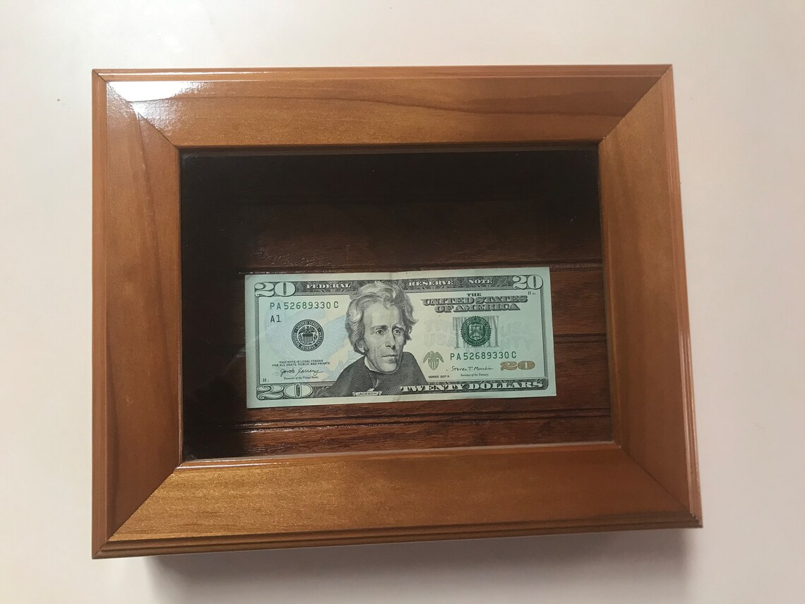 Redwood Display Case Hinged Glass Top Etsy