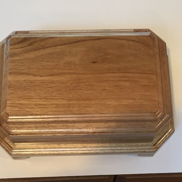 Rare Butternut Wood Heirloom Quality Keepsake Box, Airtight Cigar, E-cig, Stash, Memorial Urn, Burial