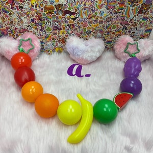 Furry Fursuit Kandi Accessories *Fruit Collection*