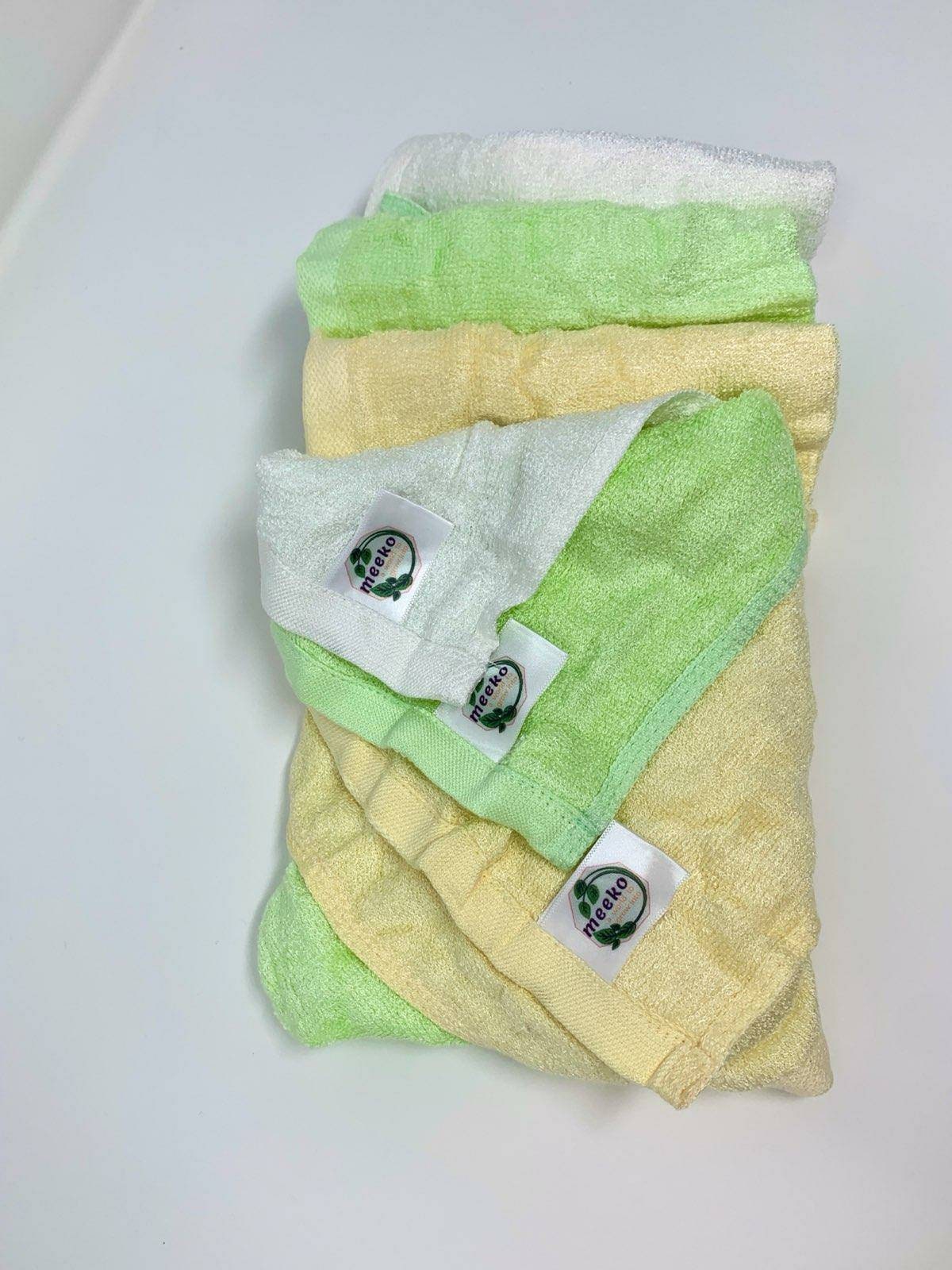 100 Organic Bamboo Terry Baby Washcloths/New Born Towels 6 Pk Etsy