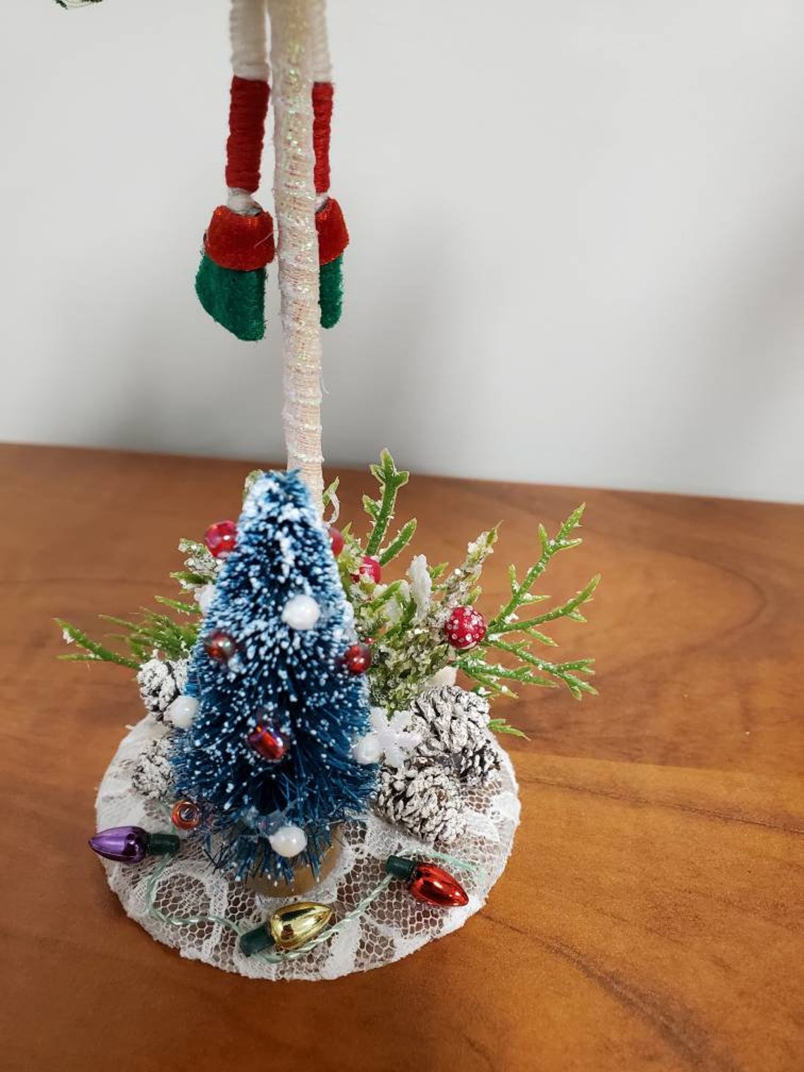 Christmas Fairy Elf Elfin Fairy Elf Flower Fairy Etsy