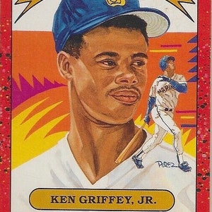 Carta da baseball vintage di Ken Griffey Jr.