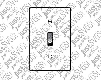 Switch svg, Light Switch svg, On svg, Switch On svg, Light Switch svg, Idea  svg , SVG, Clipart, Inkscape, Silouette, Cricut Cut File