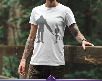 Bigfoot and Alien Friends SVG, Cricut Silhouette Cut Files