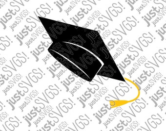 Graduation Cap SVG, Cricut & Silhouette Cut File