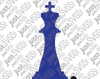 King svg, my King svg, Be a King svg, I am the King svg, Chess svg, Chess Piece svg,  SVG, Clipart, Inkscape, Silouette, Cricut Cut File