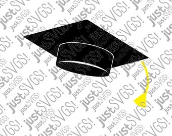 Graduation Cap SVG, Cricut & Silhouette Cut File (Digital Download)