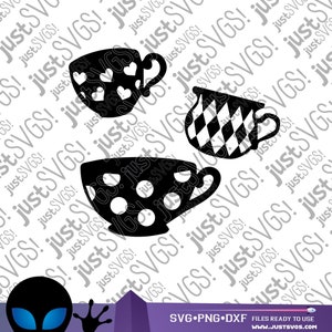 Alice in Wonderland SVG, Wonderland svg, Alice svg, mad hatter svg, Wonderland svg. tea party svg, Cricut Cut File, Silhouette Cut File, SVG