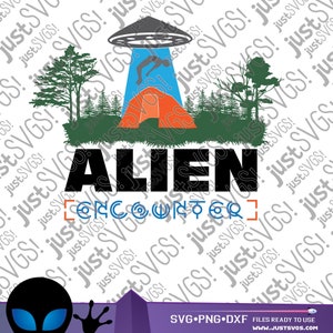 Bigfoot Encounter svg, Bigfoot svg, Snowman, Sasquatch svg, Yeti svg, I Believe, Inkscape, Clipart, Cricut Cut Files, Silhouette Cut Files