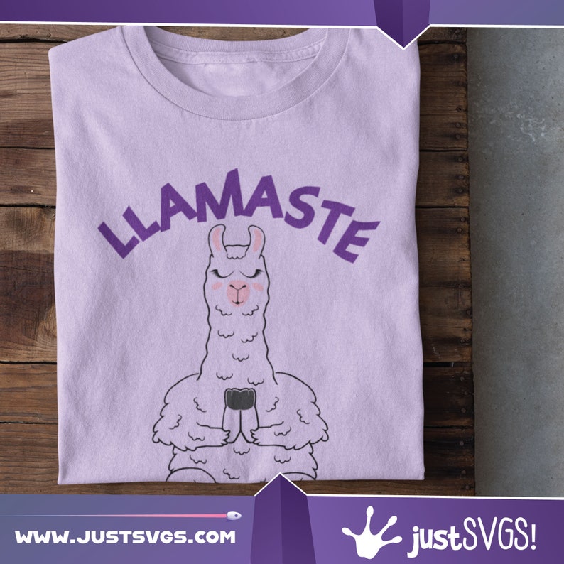 Llamaste Yoga Llama SVG, Cricut, Silhouette Cut File - Etsy