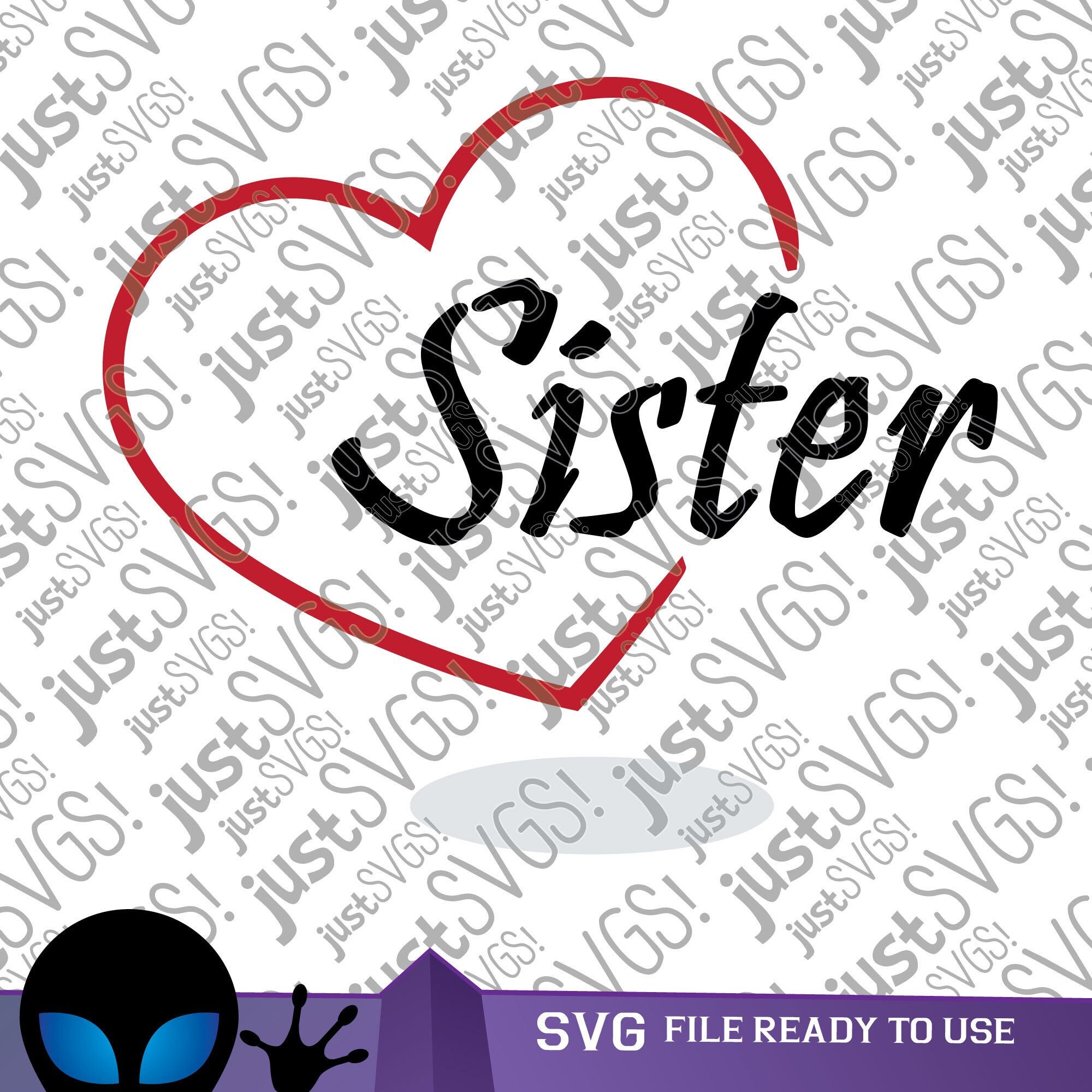 Download Sister Love Svg Sissy Svg Sis Love Svg Hermana Love Svg Etsy