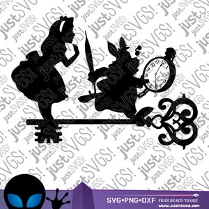 Alicia en el País de las Maravillas SVG, Wonderland svg, Alicia svg, sombrerero loco svg, País de las Maravillas svg. tea party svg, Cricut Cut File, Silhouette Cut File, SVG