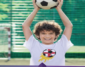 Balón de fútbol de Inglaterra SVG, archivo de corte Cricut (descarga digital)