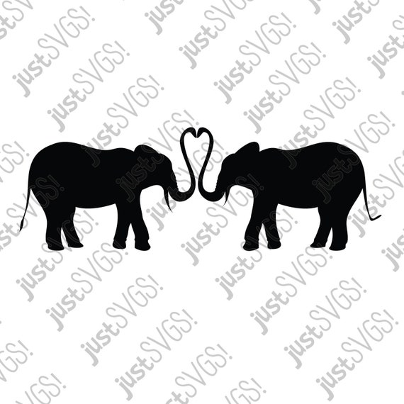 Download Svg Elephant Love Etsy