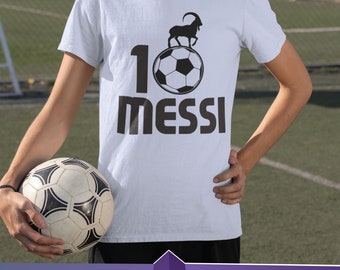 Lionel Messi Goat Soccer SVG, Cricut & Silhouette Cut Files