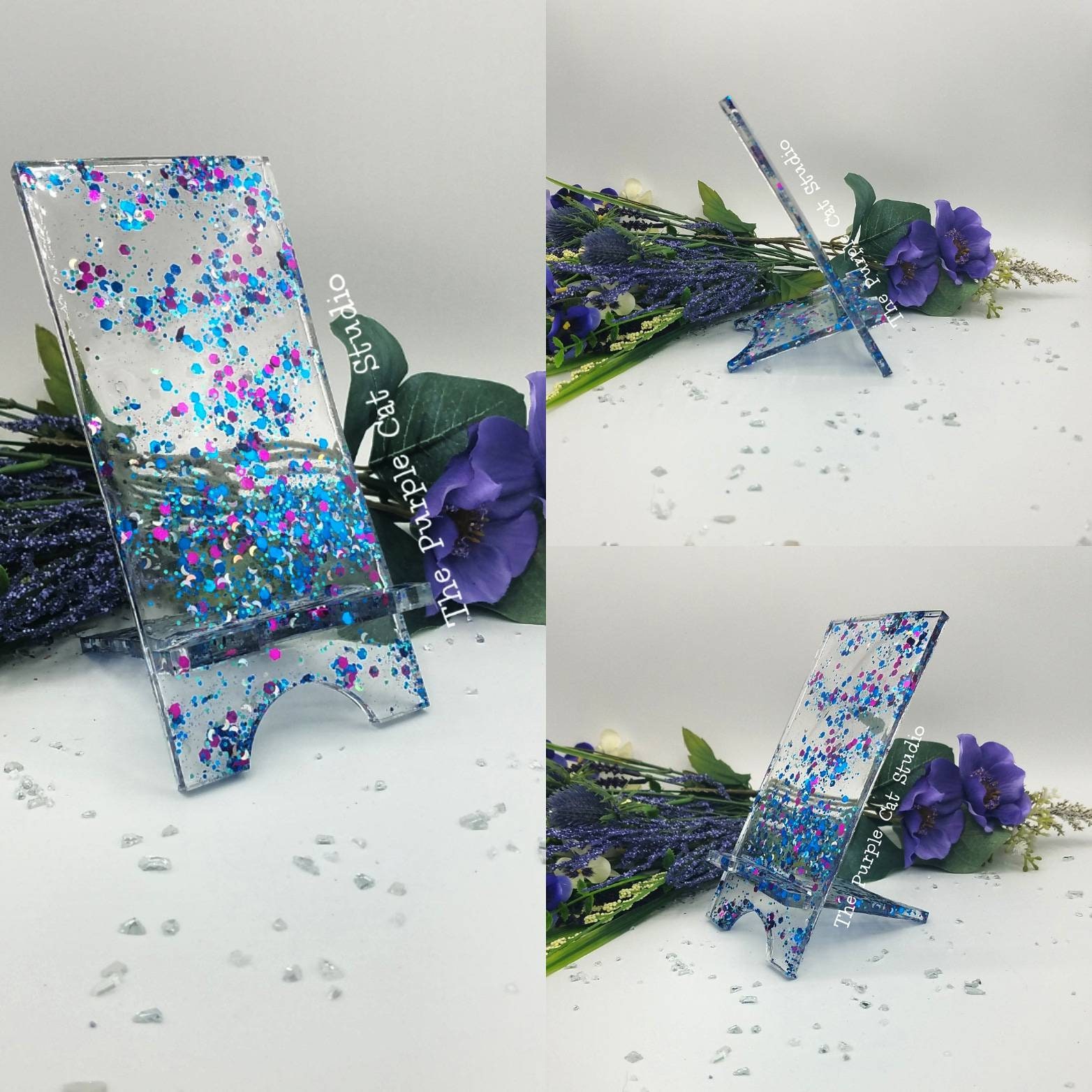 Resin Phone Stand Custom / Personalized FREE SHIPPING Etsy