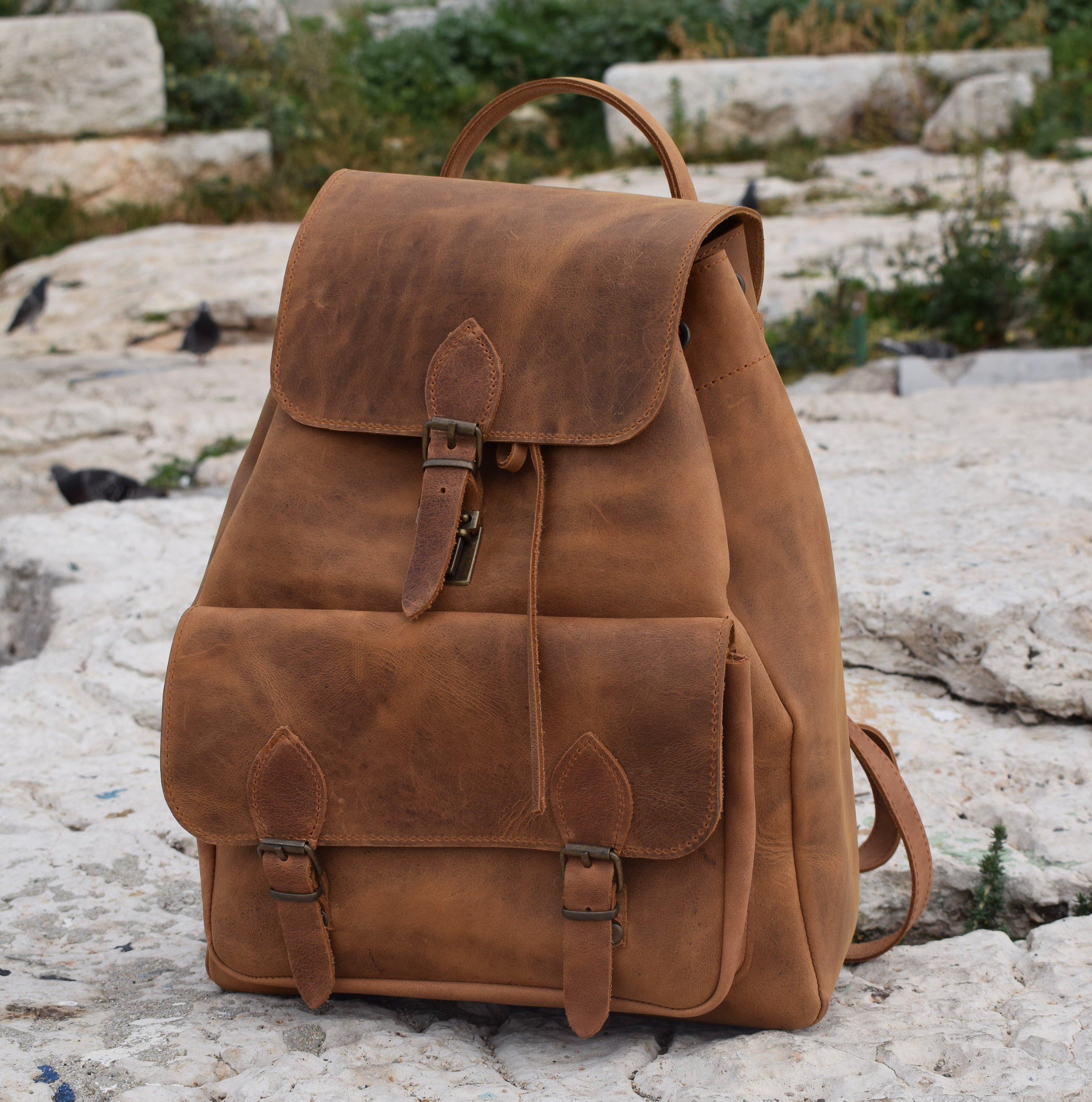 Leather Backpack,leather Backpacks,large Backpack,handmade