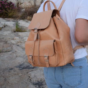 leather backpack,large leather backpack,handmade backpack,college bag,leather rucksuck,leather travel bag,natural leather backpack,rucksuck