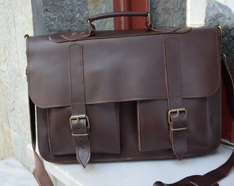 Leather Messenger bag,Leather business bag,Messenger bag,15 inch Laptop bag,Mens leather bag,Office leather bag,Leather briefcase,Mens bag