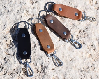 Leather Keychain, Keychain, Handmade leather keychain, Genuine leather,  Leather gift, Keyring,leather keyring