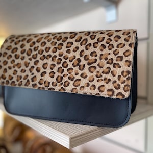 Umhängetasche aus Leder,Damen Ledertasche,Leder Crossbody,Geschenk für Sie,Leoparden Tasche,Leoparden Tasche