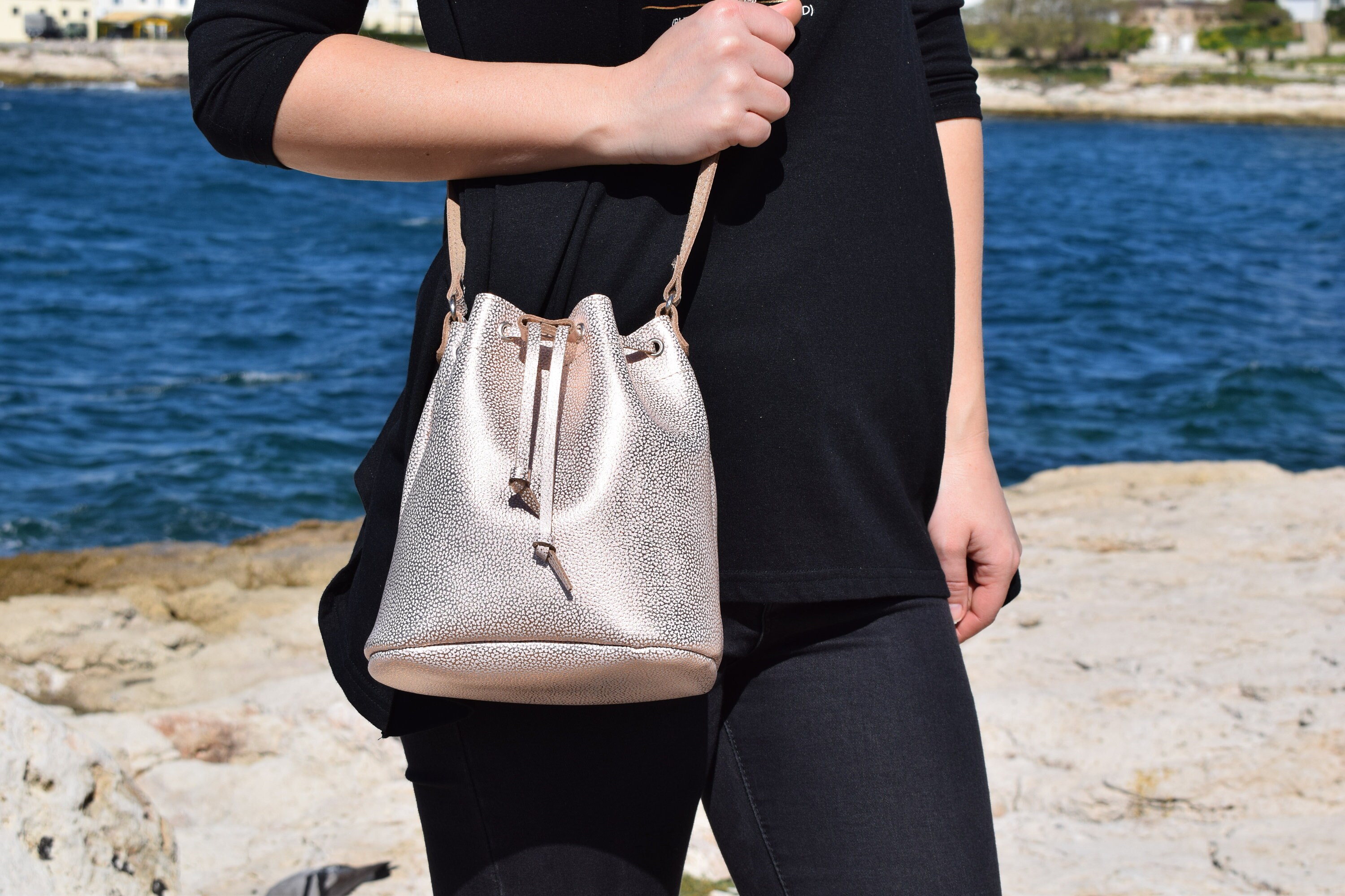 Sac En Cuir Nude Etsy
