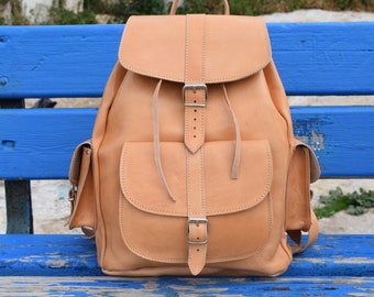 Leather Extra Large Backpack,Natural Leather Backpack,urban backpack,unisex backpack,Leather rucksuck ,Mens backpack,Laptop Backpack