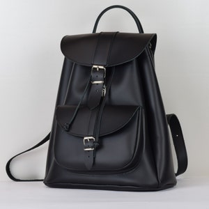 leather backpack,leather backpack women,handmade backpack,college bag,black leather rucksuck,leather travel bag,urban backpack,gift for her