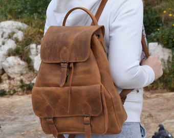 Leather backpack,leather backpacks,Large backpack,Handmade backpack,College bag,Leather rucksuck,leather travel bag,Urban Backpack,Backpack