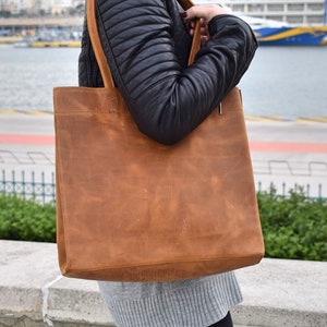 leather tote bag,leather bag women,handmade leather tote bag,gift for her,leather shoulder bag,large leather bag,shopper bag,leather handbag