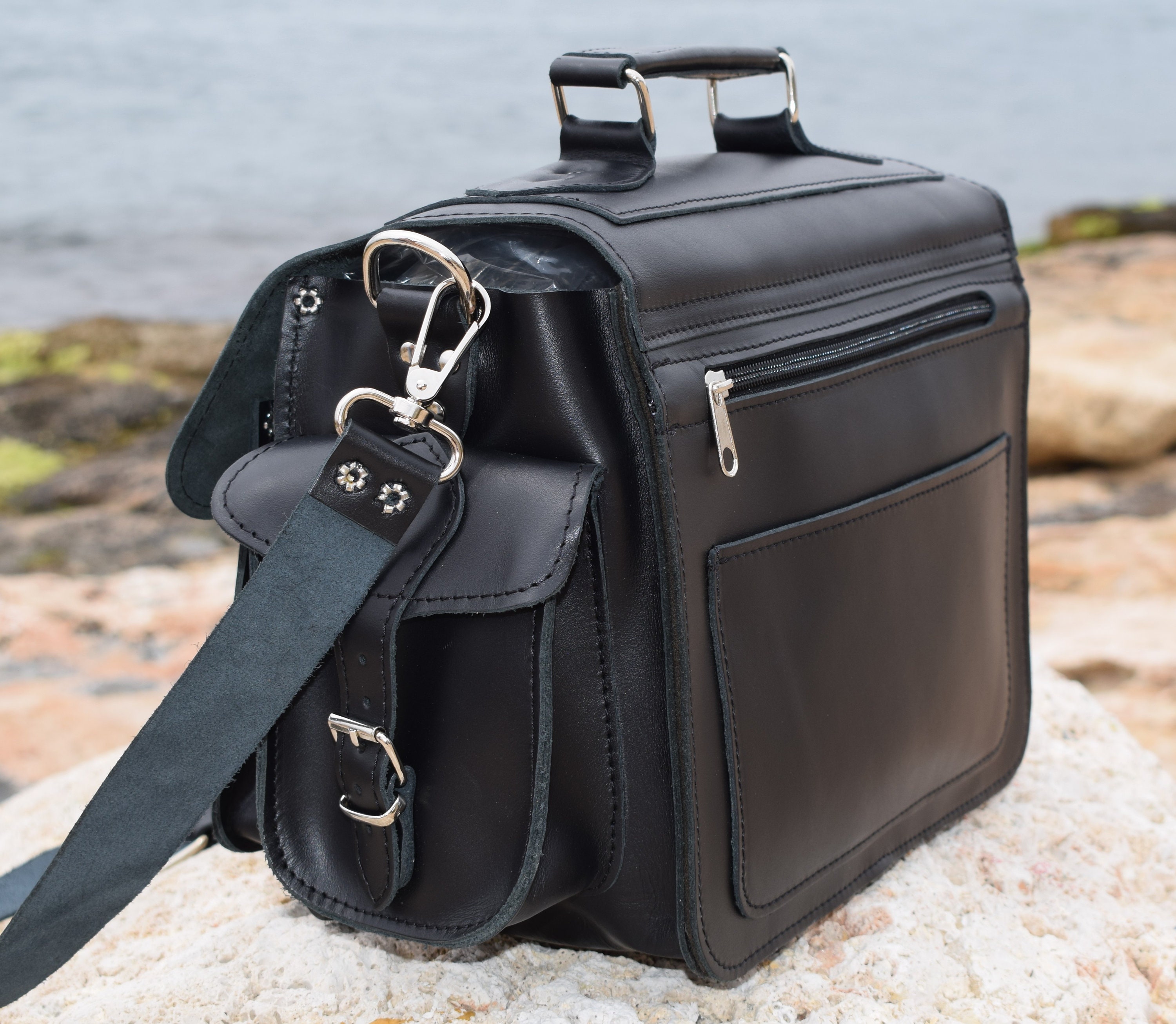 Leather Camera Bag,black Camera Bag,dslr Camera Bag,men's Leather Bag,shoulder Bag,leather