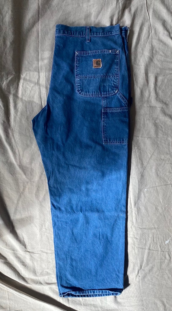 Carhartt Workwear Blue Jeans Denim 42" - image 4