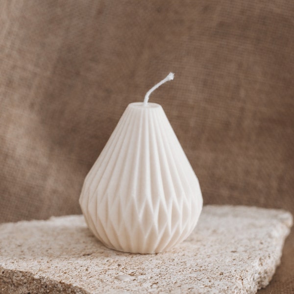 Lantern candle | candle sculpture | soy wax candle | natural candle | minimal candle