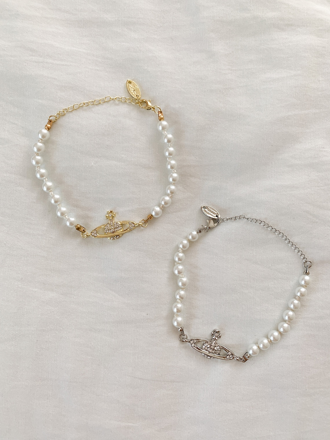 Pearl Celestial Orb Cosmic Necklace Vivienne Westwood Etsy