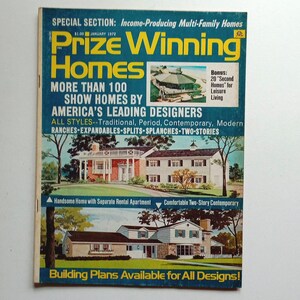 Prize Winning Homes/100  Plans/Countrywide Publications/Ranch/Split/Expandables/Two-Stories/Splanches/Contemporary/Modern/Traditional/Period