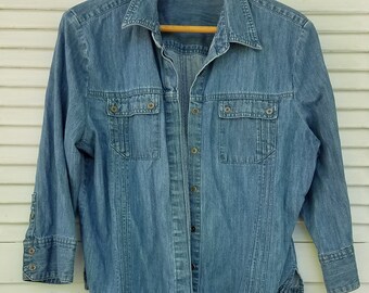 Half Denim Jacket - Etsy